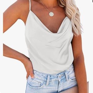 Silky Cowl Neck Camisole